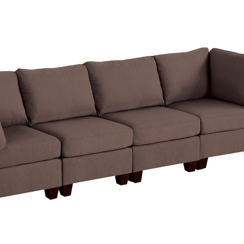 Ensemble modulaire - Canapé modulaire en lin (modulaire)