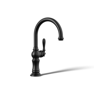 Artifacts Single-Hole Bar Faucet with Supply Lines