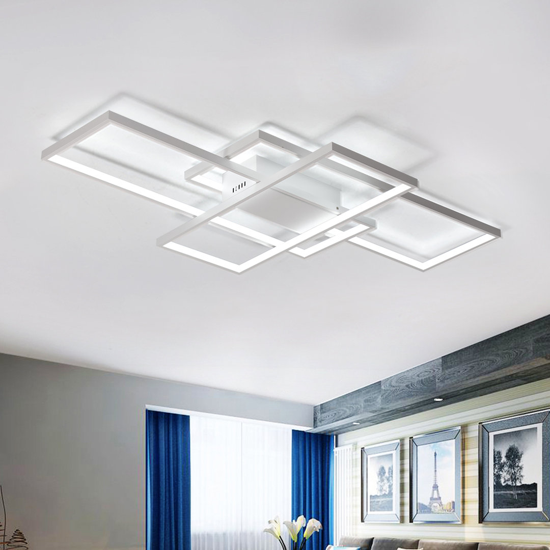 Arlyn 3 - Light Rectangle Acrylic LED Flush Mount