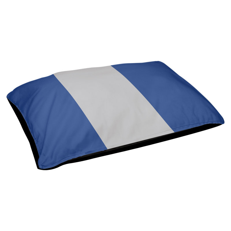 Oreiller Oklahoma, Large (40" W x 30" D x 14" H), Bleu royal / gris / bleu royal