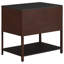 Table d'appoint 2 tiroirs avec tablette Tova