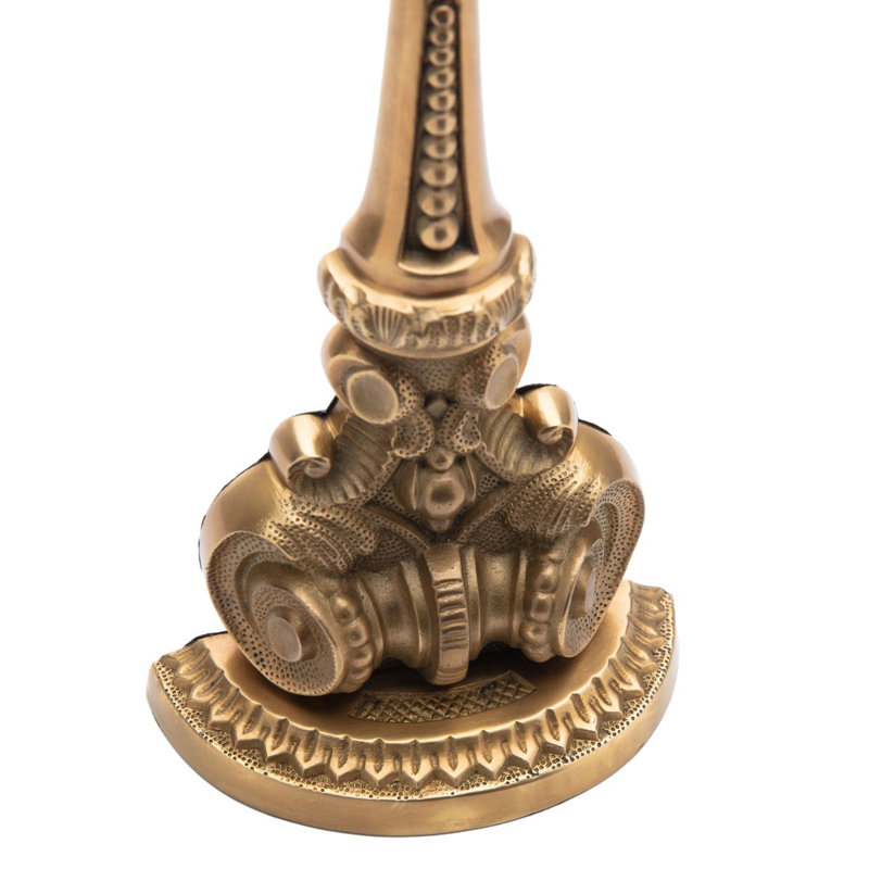 Butoir de porte en laiton antique