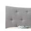 Venacha Grey Fabric Queen Bed(Only Bed)