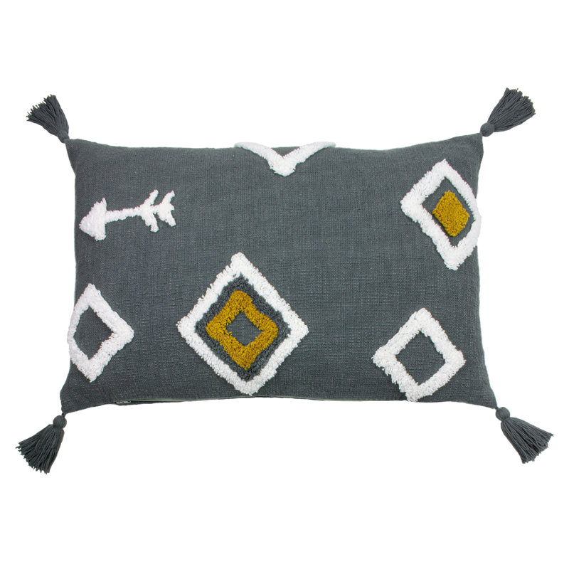 Inka Rectangular Throw Cushion, Natural, Feather