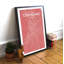 Chiang Mai City Map - No Frame Print-119060709