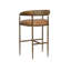 Upholstered Stool with Metal Frame-1745634568-1745634574