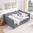 Cozy Gingham Daybed with USB Port and Adorable Wave Shaped-2088382172-2088382168-2088381734