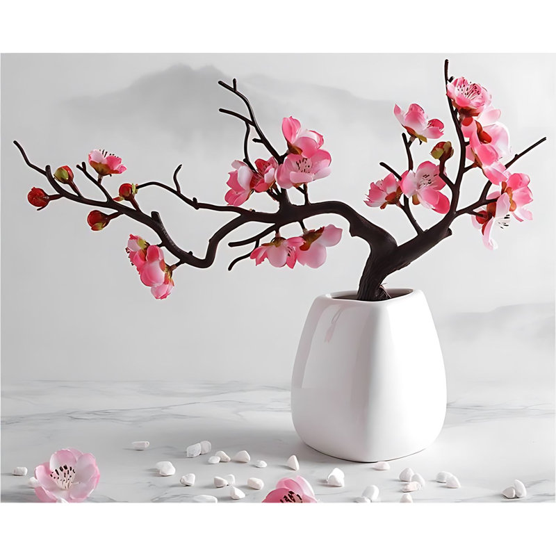 Arrangement de fleurs de prunier