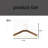 Luxury Solid Wood Hanger – Black Walnut with Gold Accents