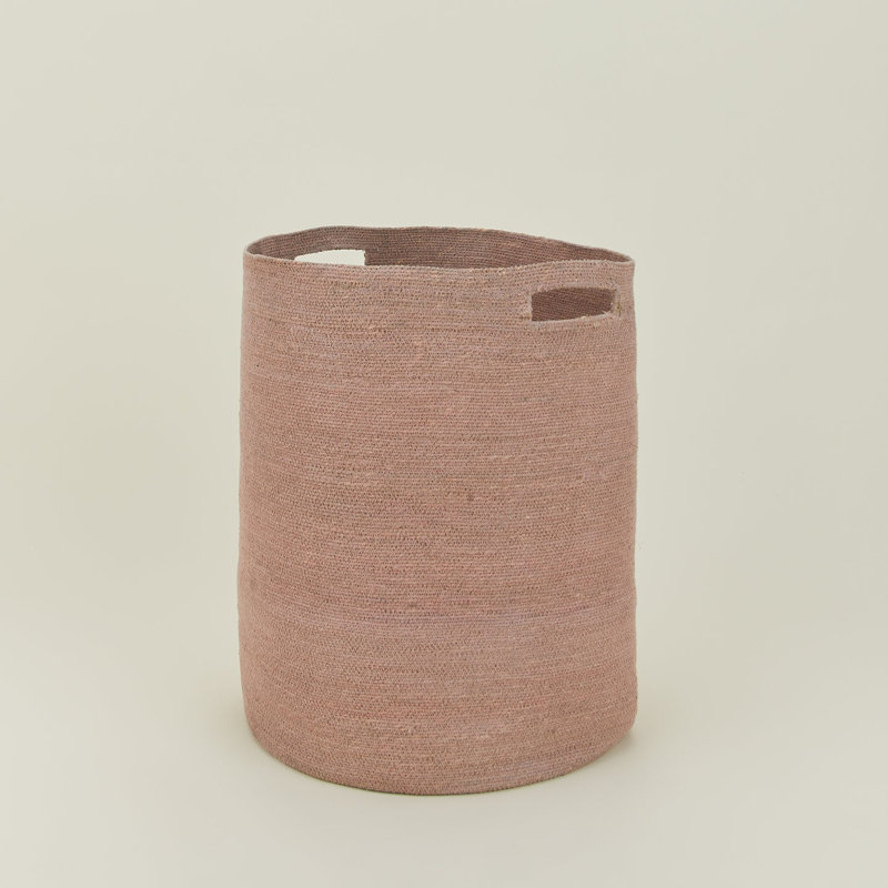 Panier à linge avec poignées, Rosé
