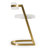 Chavez - Pleather + Gold Counter Stool-343300190