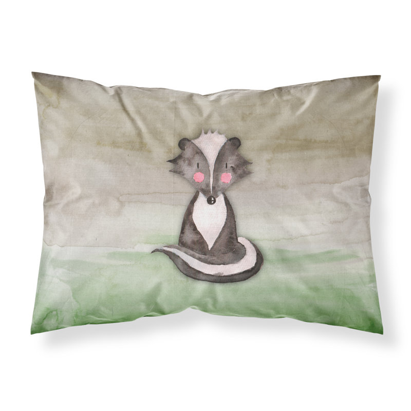 Taie d’oreiller aquarelle badger