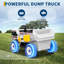 Camion à benne basculante 12 V pour enfants avec benne électrique et pelle-119138905