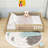 Wood Low Platform Bed With Fence Door And Guardrails-246808301-246808299