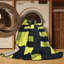 Tapis damier noir lavable à la machine-500376813