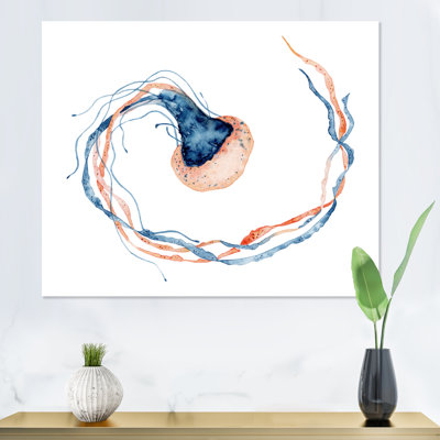«Medusa peint sur blanc I», reproduction sur toile