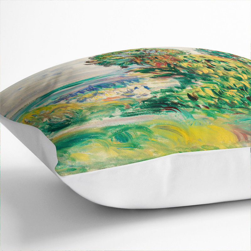 Landscape Vol.2 Square Throw Cushion, White, 40cm H x 40cm W x 15cm D