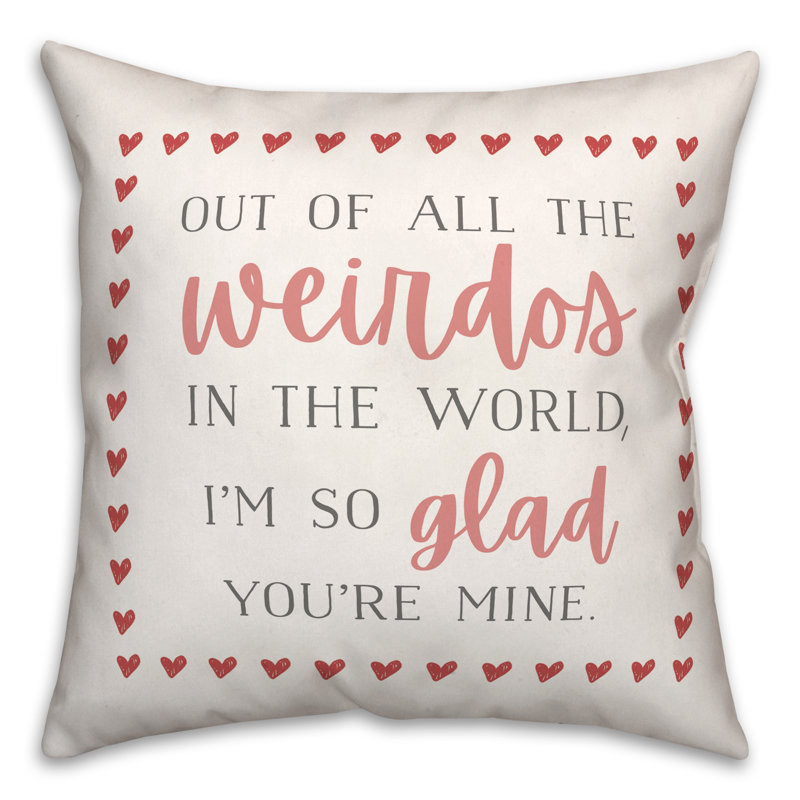 No Pattern And Not Solid Color Reversible Throw Pillow