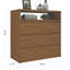 Commode 3 tiroirs 35,43 po Adar-338642941