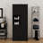 Tall Storage Cabinet Featuring Adjustable Shelves And Flip Out Basket  With Handles Large Capacity Organizer For Bathroom Kitchen Living Room And Office-1301418541