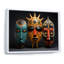 Masques colorés d'Afrique sur toile-147165395-147165406