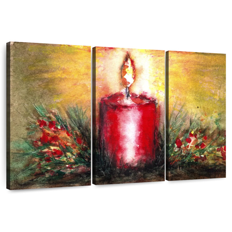 Lelend Christmas Candle, 36" H x 57" W