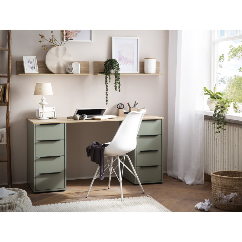 Alasdhair Computer Desk, Green
