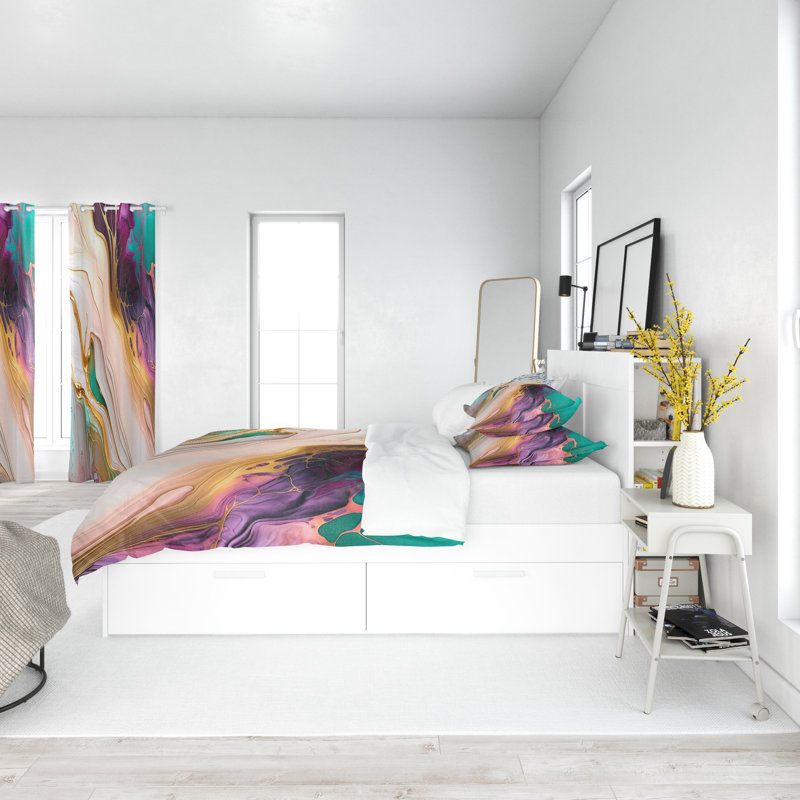 Abstract Duvet Cover, King Duvet Cover + 2 King Pillowcases
