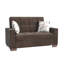Causeuse convertible en microfibre brun Primenest Collection Zenaero-88769201