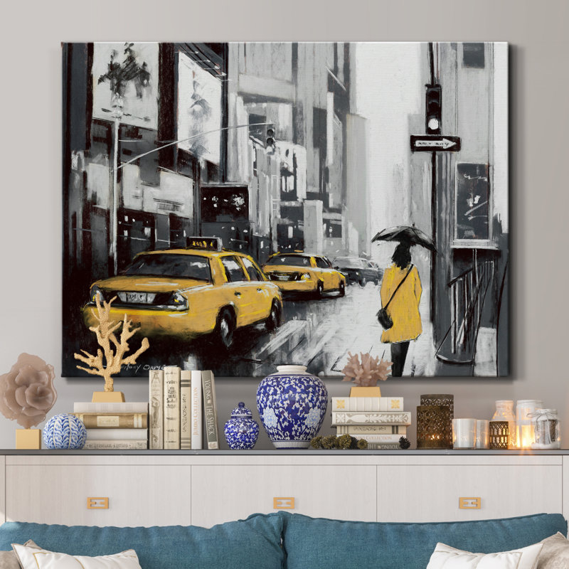" New York City I ", 30" H x 40" W x 1" D