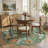 Garbrand Machine Washable Floral Farmhouse Area Rug with Non-Slip Backing for Living Room, Dining Room, Bedroom-137752767