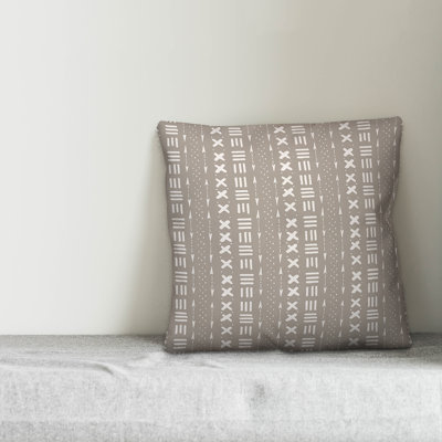  Tribal Square Pillow Cover & Insert