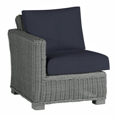 Rustic Woven Sectional Left
