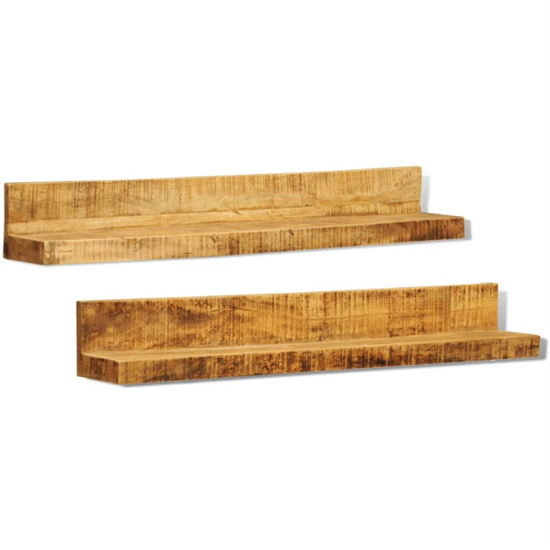 Tablette murale en bois massif