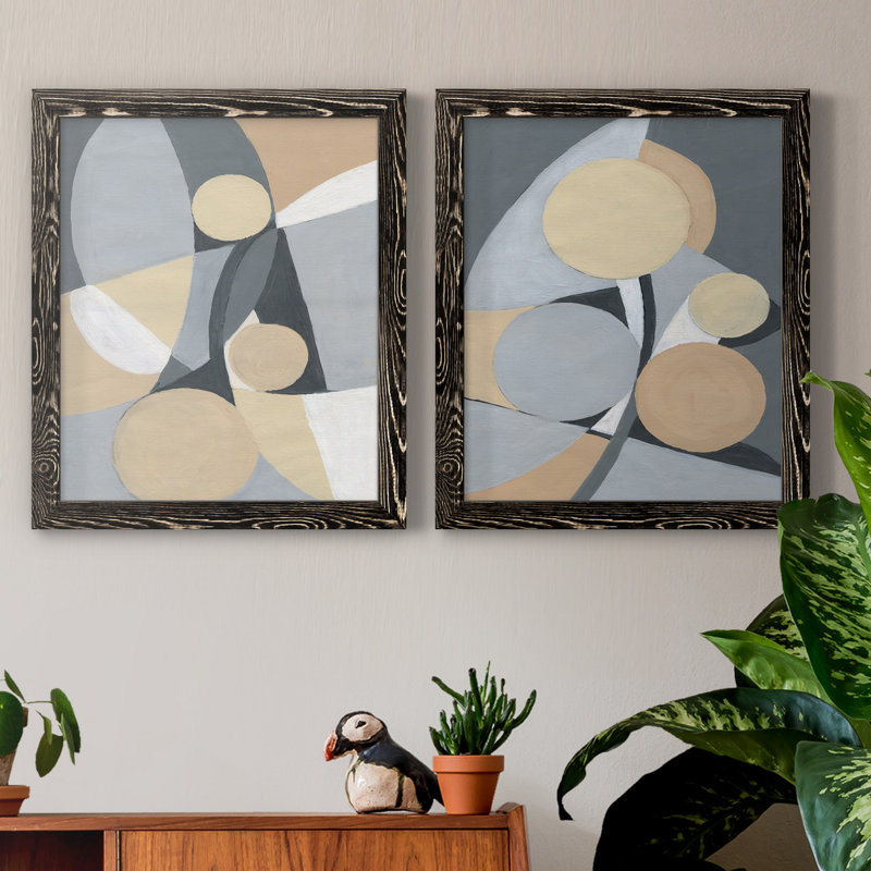Millenium I - ensemble de 2 reproductions d'art, Pas de tapis, H 31,5 po x l 47 po x P 1,5 po, H 20 po x l 17 po x P 1 po