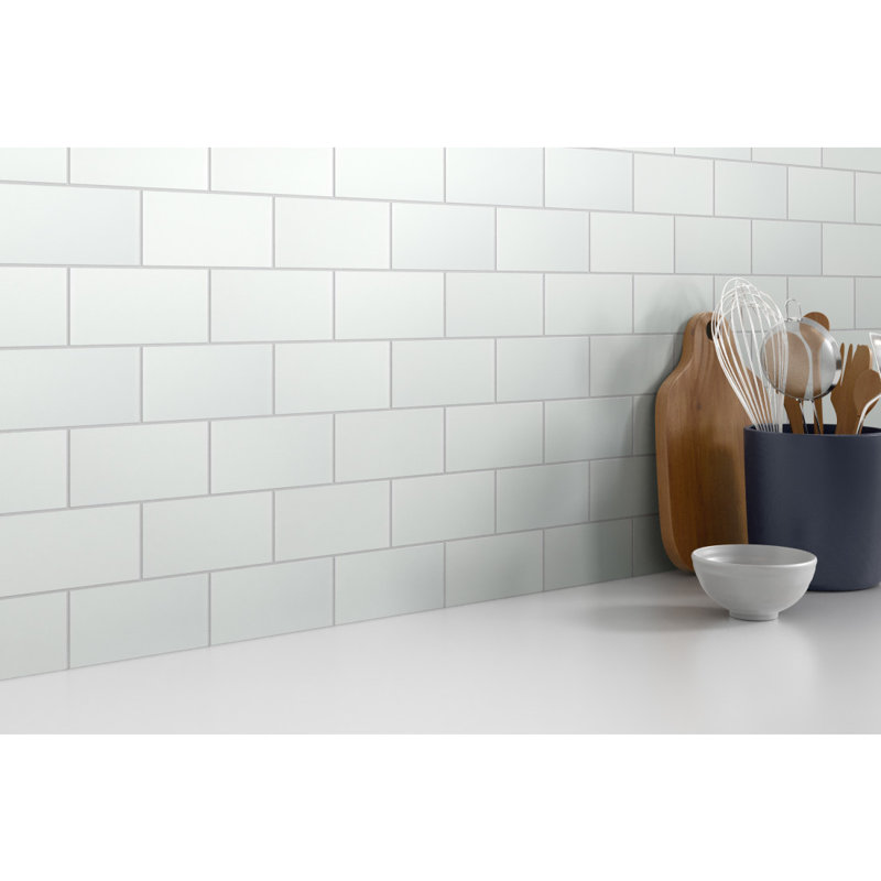 Catch Ice 3 in. x 6 in. Glossy Ceramic Wall Tile (16.59 sq. ft./Case)