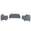 Ensemble de canapé modulaire confortable 3 pièces de style moderne pour appartements - tissu en polyester doux et fabrication durable