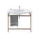 DuraStyle Ceramic Rectangular Vessel Bathroom Sink with Overflow