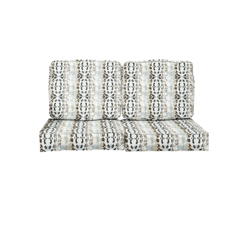 Outdoor 5'' Loveseat Seat / Back Cushion, 27" W x 23" D