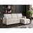 3 - Seat Convertible Upholstered With Pull Out Chaise And Storage, Beige Linen Main, Foam Filler, Removable Back Cushions, Twin Size Sleeper For Hosting Overnight, 82.12 In Width, 51.84 Depth, 34.47-1348830516