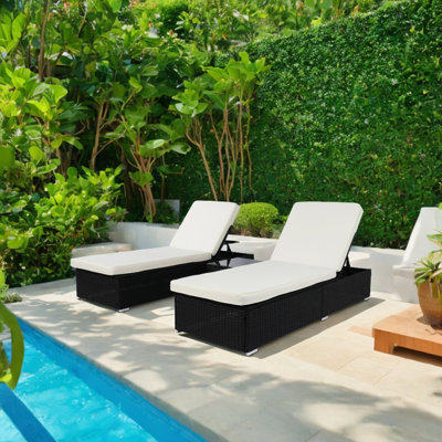 Wade Logan® Caleal Long Reclining Chaise Lounge Set with