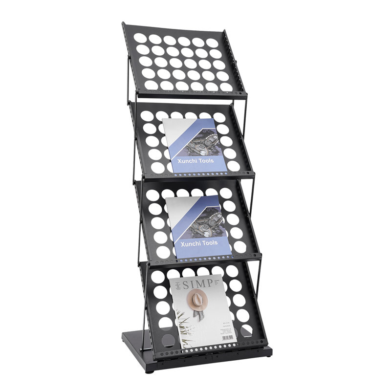 Porte-revues sur pied Marivic, Blanc