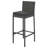 5-Pieces Outdoor Patio Wicker Bar Set