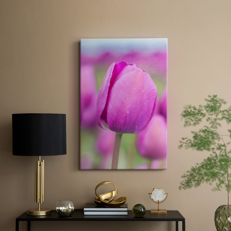 Tige magenta - galerie Cavas sur mesure