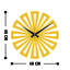 Sibylla Metal Wall Clock-1411205226