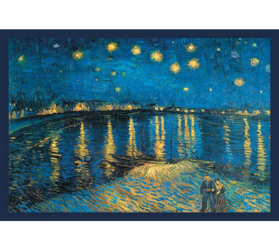 «Night at the Rhone» par Vincent van Gogh, reproduction d'art