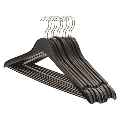 Harbour Housewares - Strong Wooden Clothes Hangers