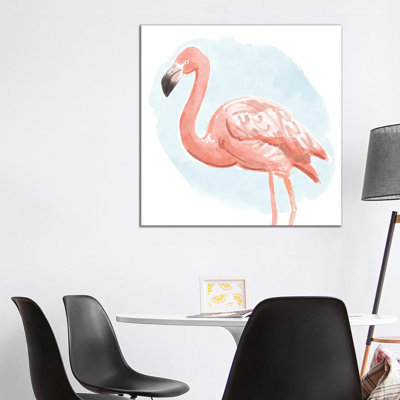 Tropical Flamingo I by Bannarot - Wrapped Canvas Gallery-Wrapped Canvas Giclée