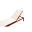 Ensemble 3 pièces de chaise longue avec coussins Marsily