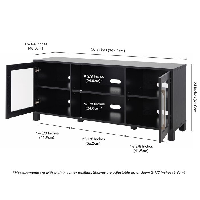 Wade Logan® Avinash 58'' Media Console & Reviews | Wayfair